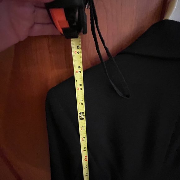 Vintage Fitted Black Double Breasted Tuxedo Jacket - Women's 8 - Picture 7 of 8